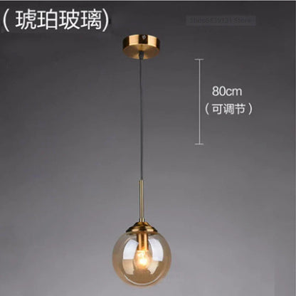 Decorbites™ Glas-Kugeln-Wandlampen LED Vintage Spiegel Nachttisch Schlafzimmerleuchte Modern Nordischer Stil