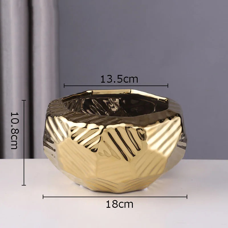 DecorBites™ Ceramic Vase Modern Decor Ornaments Pot Plants Flower Arrangement Ornamental Decor vase