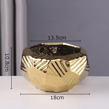 DecorBites™ Ceramic Vase Modern Decor Ornaments Pot Plants Flower Arrangement Ornamental Decor vase