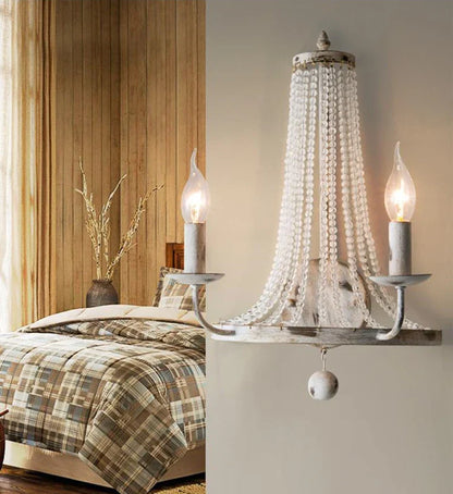 DecorBites™ Crystal Tassel Wall Lamp: Elegant LED Lighting for Home, Hotel, and Lobby Decor