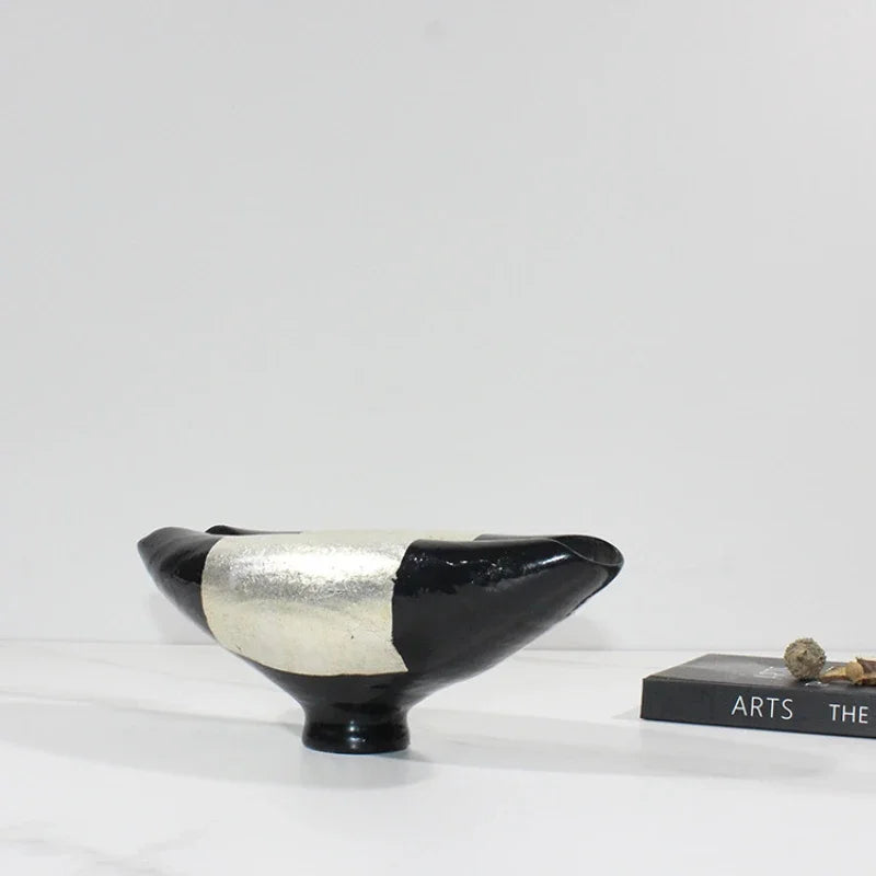 DecorBites™ Elliptic Resin Flower Pot Vase Home Decor Floral Arrangement Accessories