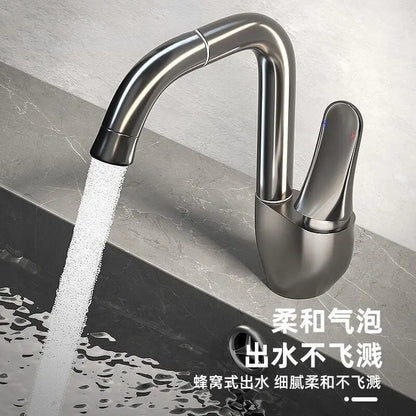 DecorBites™ Brass Faucet with Rotating Ceramic Spool for Household Bathroom Basins