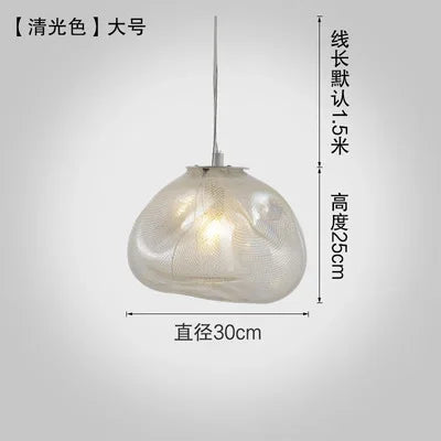 DecorBites™ Cloud Glass Pendant Lights | Nordic Modern Blown Crystal Suspension Lamps