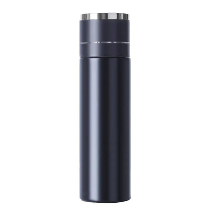 Tumbler de acero inoxidable de 400 ml con aislamiento al vacío Decorbites™ para hombres, taza térmica de color sólido