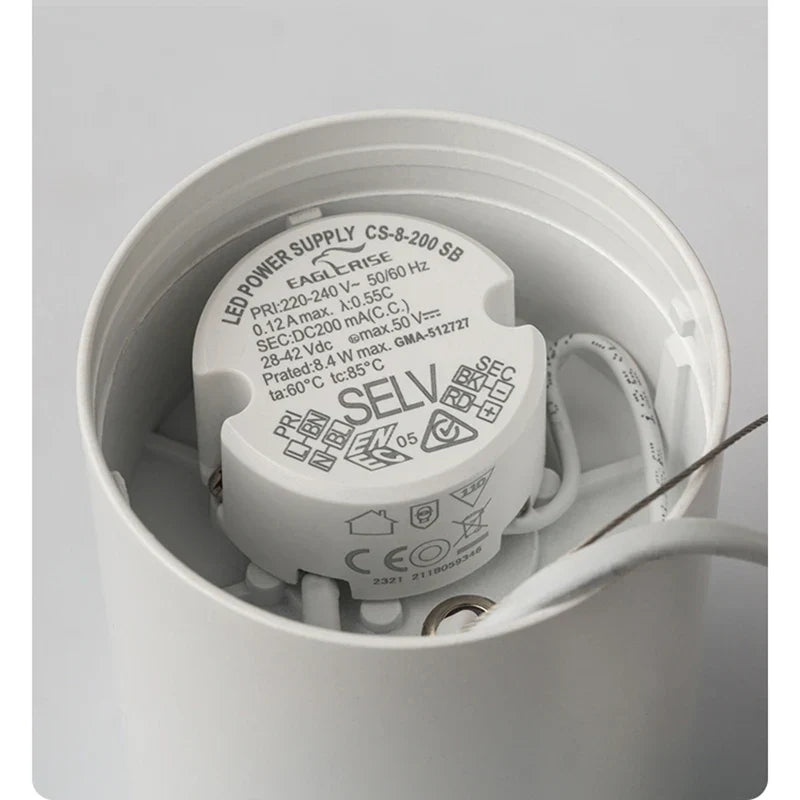 Lámpara de techo LED DecorBites™ IP54 7W/12W: Ideal para baño, sala de estar, balcón o pasillo.