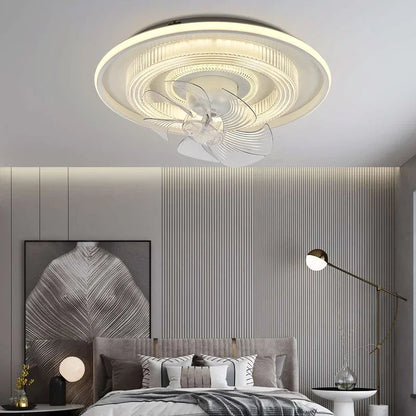 DecorBites™ Dimmable LED Fan Lights Ceiling Lamp with Remote Control for Bedroom Living Room