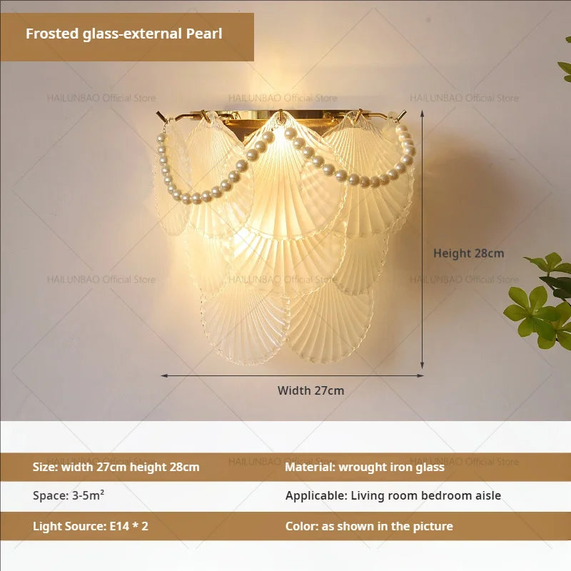 Lámpara de pared de cristal de lujo Decorbites™ para iluminación de pasillos, sala de estar, dormitorio y corredor