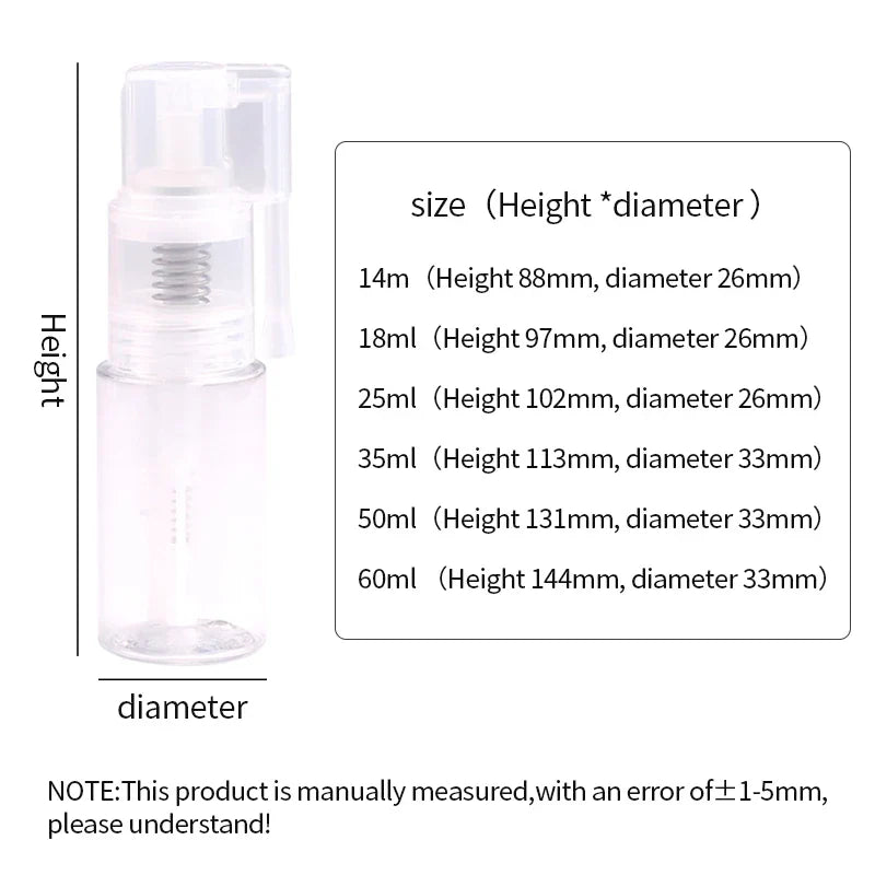 DecorBites™ Glitter Powder Spray Bottle Duster Cake Decorating Tool Baking Portable