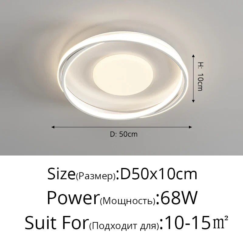 ثريا أكريليك DecorBites™: إضاءة داخلية بسيطة لغرفة المعيشة وغرفة النوم والمطبخ