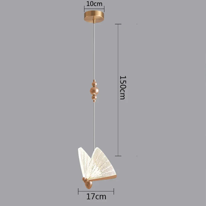 Acrylic Butterfly Pendant Lamp
