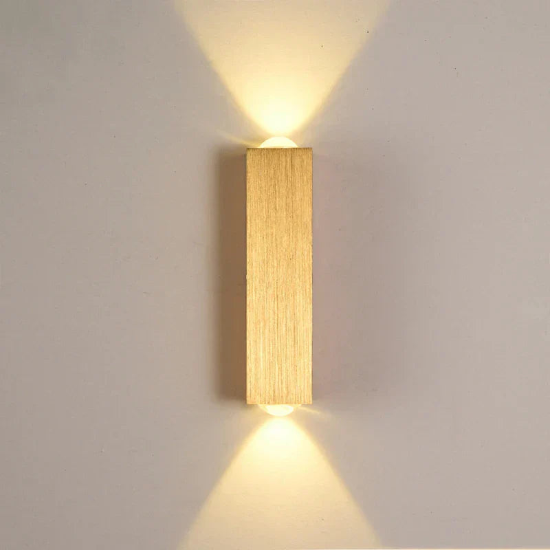DecorBites™ Brushed Gold Up Down Wall Lamp for Luxury Home Decor