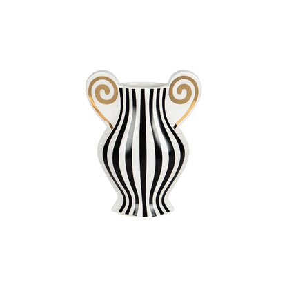 Decorbites™ Geometrische Fransen-Keramikvase Vintage-Kessel Heimdekoration-Zubehör