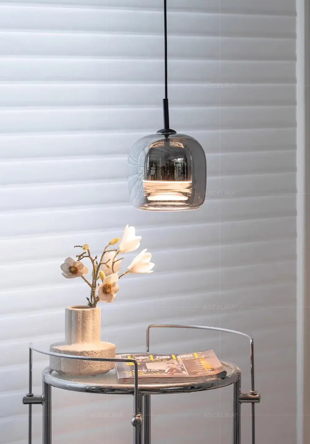 DecorBites™ Nordic Glass LED Pendant Chandelier - Modern Luxury