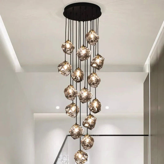DecorBites™ LED Pendant Staircase Chandeliers Hanging Light Indoor Lighting