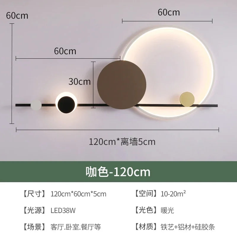 DecorBites™ LED Wall Sconce Modern Atmosphere Lighting Fixture for Home Decor