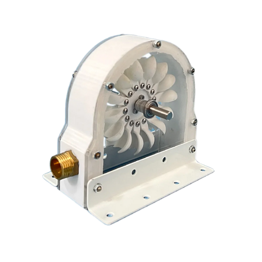 DecorBites™ Hydroelectric Generator Impulse Pelton Turbine with DIY Adapter, 100-300W 500-4000RPM