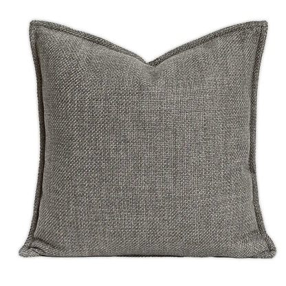 Fundas de almohada DecorBites™ con textura de café claro, 45 x 45 cm - Decoración moderna y elegante para el hogar