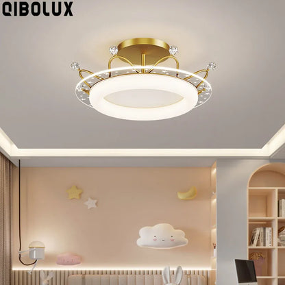 DecorBites™ Kids' Room Ceiling Light in Gold Pink Blue for Bedroom and Living Room