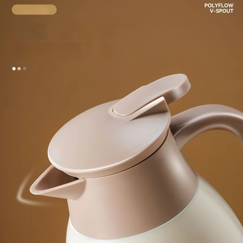 DecorBites™ Large 48-Hour Cold Bottle 2000ML Thermal Pot Hot Water Coffee Teapot