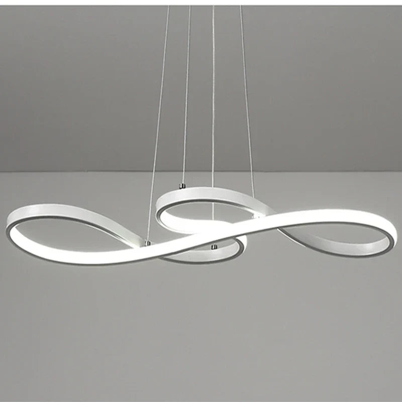 DecorBites™ Gold LED Chandelier: Modern Nordic Dining Room Pendant Lights, Ideal for Kitchen, Bar, Office.