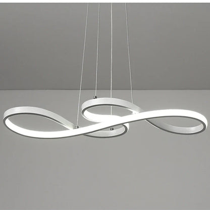 DecorBites™ Gold LED Chandelier: Modern Nordic Dining Room Pendant Lights, Ideal for Kitchen, Bar, Office.