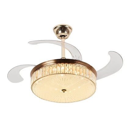 DecorBites™ 42" Invisible LED Ceiling Fan with Retractable Blades & Remote Control