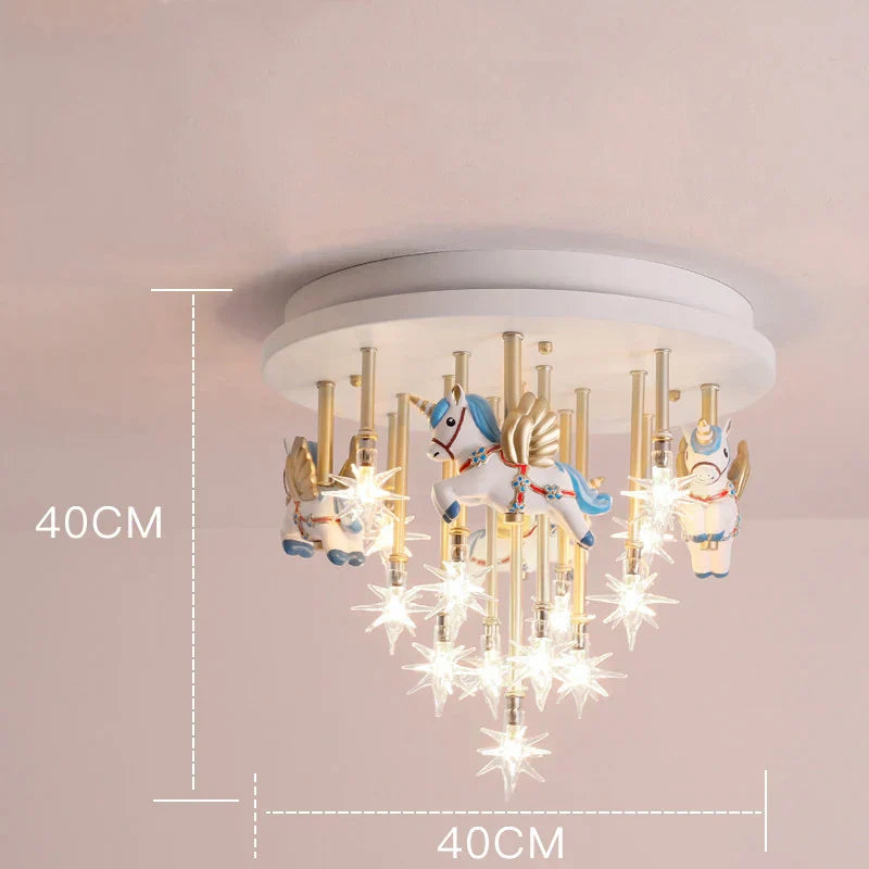 DecorBites™ Anime Animal Ceiling Light for Kids' Room Decor