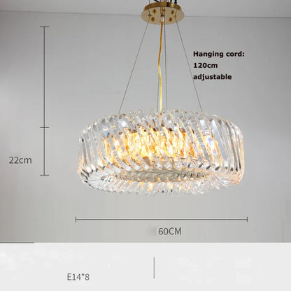DecorBites™ Gold LED Chandelier 2025 New Trend for Living Room