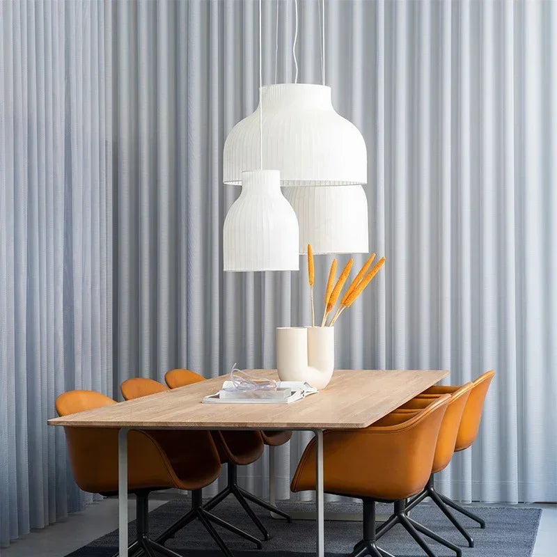 DecorBites™ LED Chandelier: Modern Pendant Light for Living Dining Kitchen Bedroom