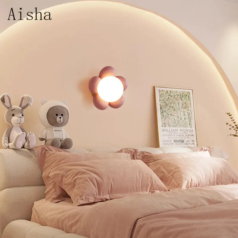 Lámpara de pared LED de flor para parque de diversiones Decorbites™ Kids