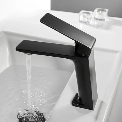 DecorBites™ Black Bathroom Basin Faucet Mixer Tap Deck Mounted Hot Cold Torneira Banheiro