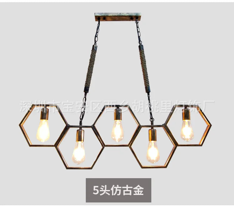 DecorBites™ Industrial Style Pendant Light for Bar, Restaurant - Retro Creative Personality