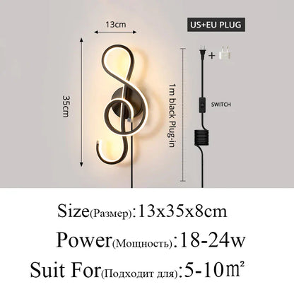 DecorBites™ LED Modern Wall Lamp for Bedroom, Living Room, Corridor, Hotel Lighting