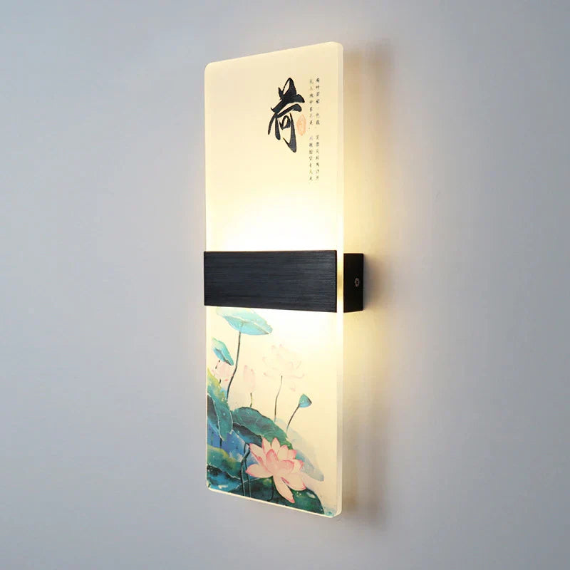 DecorBites™ مصباح حائط LED مربع الشكل بغطاء أكريليك للديكور المنزلي