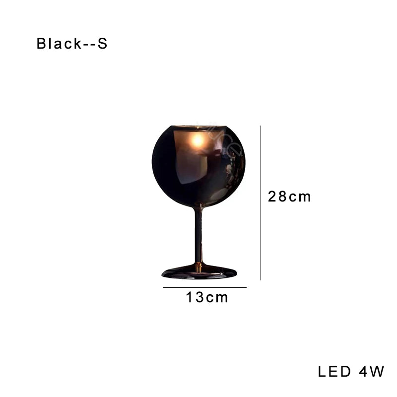 Lámpara de mesa decorativa de cristal cromado oro Decorbites™ para sala de estar de lujo, villa, tienda, café