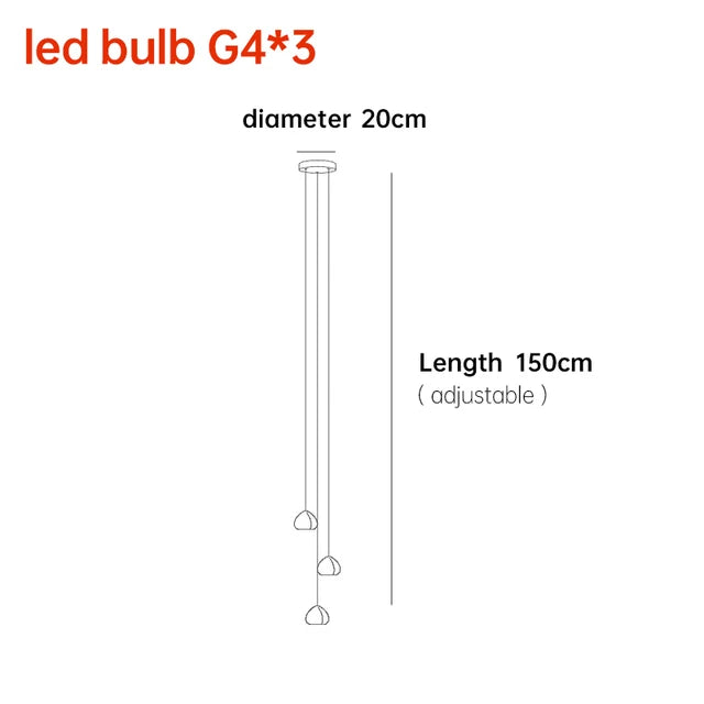 Lámpara de araña LED nórdica DecorBites™ Crystal Ball: Iluminación decorativa moderna para escaleras