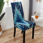 Decobites Stretch Print Chair Cover Slipcovers - Elastic Seat Case