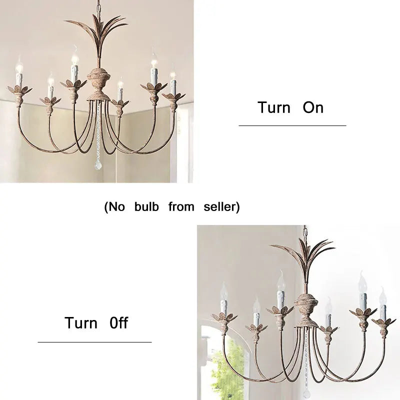 DecorBites™ American Retro Chandelier for Dining, Bedroom, Staircase, and Living Room