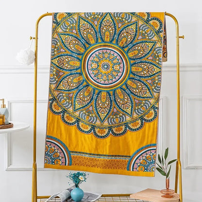 Toallas de baño de gasa de algodón DecorBites™ - Toalla suave y de secado rápido para adultos