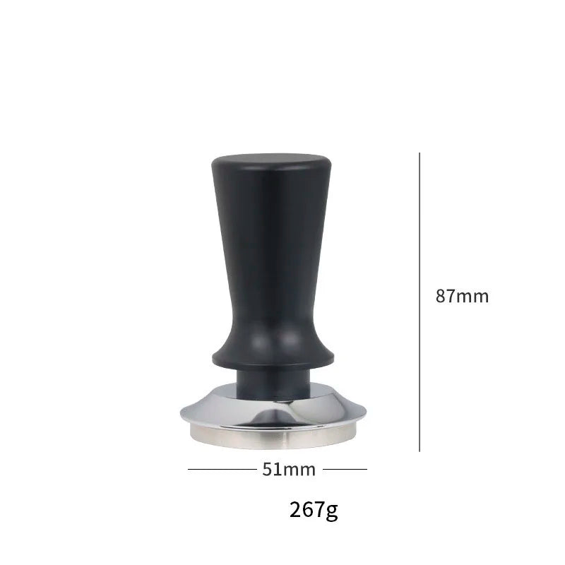 مكبس قهوة ديكوربايتس™ قابل للتعديل | قاعدة مسطحة من الفولاذ المقاوم للصدأ | أداة باريستا