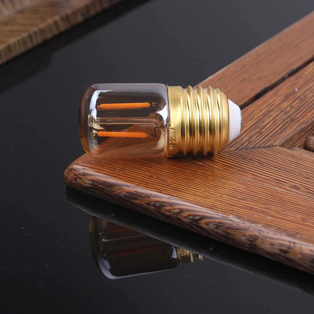 Bombilla tubular LED con tinte dorado Decorbites™, 1 W, luz blanca cálida, regulable, estilo vintage