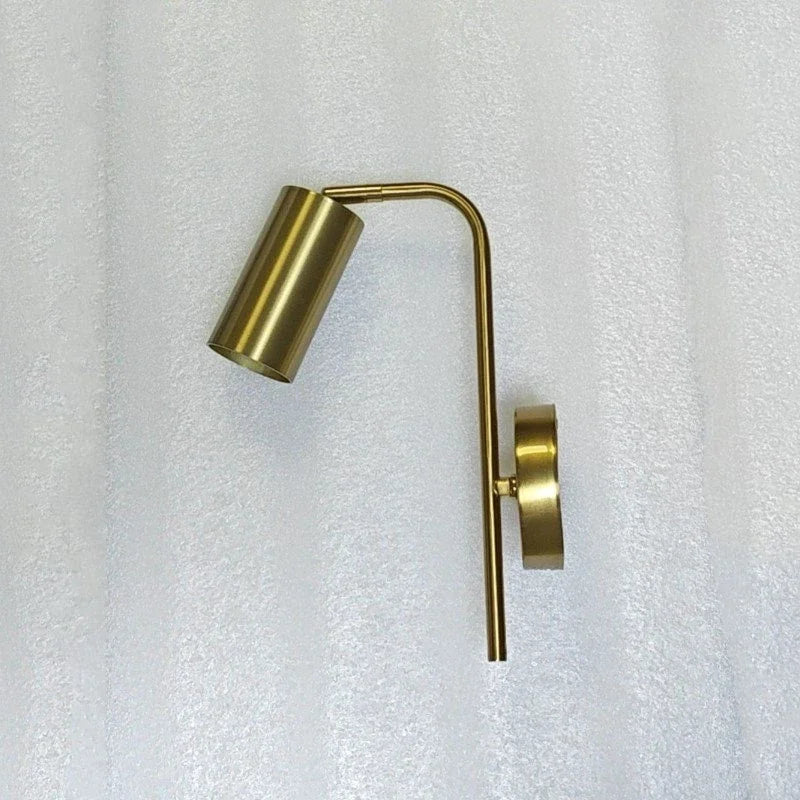 DecorBites™ Golden LED Reading Wall Lamp, Modern Minimalist Bedside Wall Light