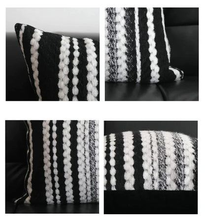 Funda de almohada DecorBites™ de felpa suave y lujosa, moderna y cómoda para la decoración del hogar.