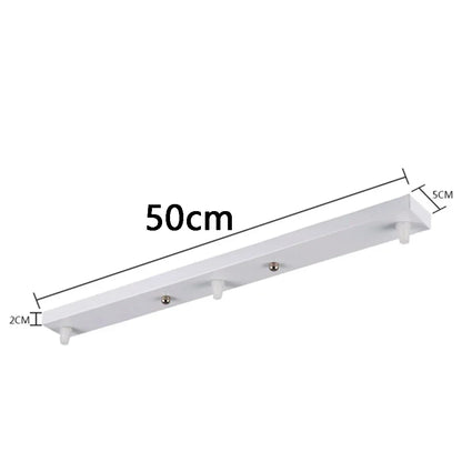 DecorBites™ Ceiling-Mounted Base Canopy Plate Chandelier Pendant Light 3 Heads Lighting