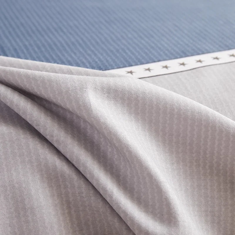 غطاء لحاف فردي قطني من DecorBites™ - غطاء لحاف لطيف على البشرة لسرير كينج فردي