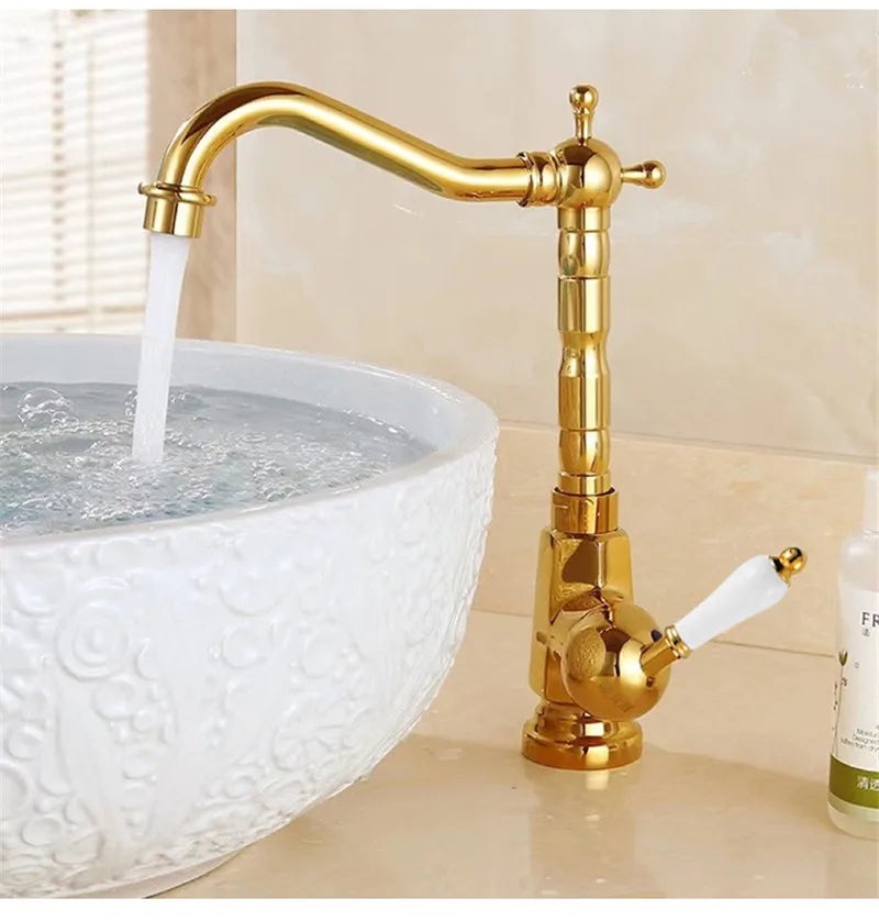 Bronze Deck Basin Faucet