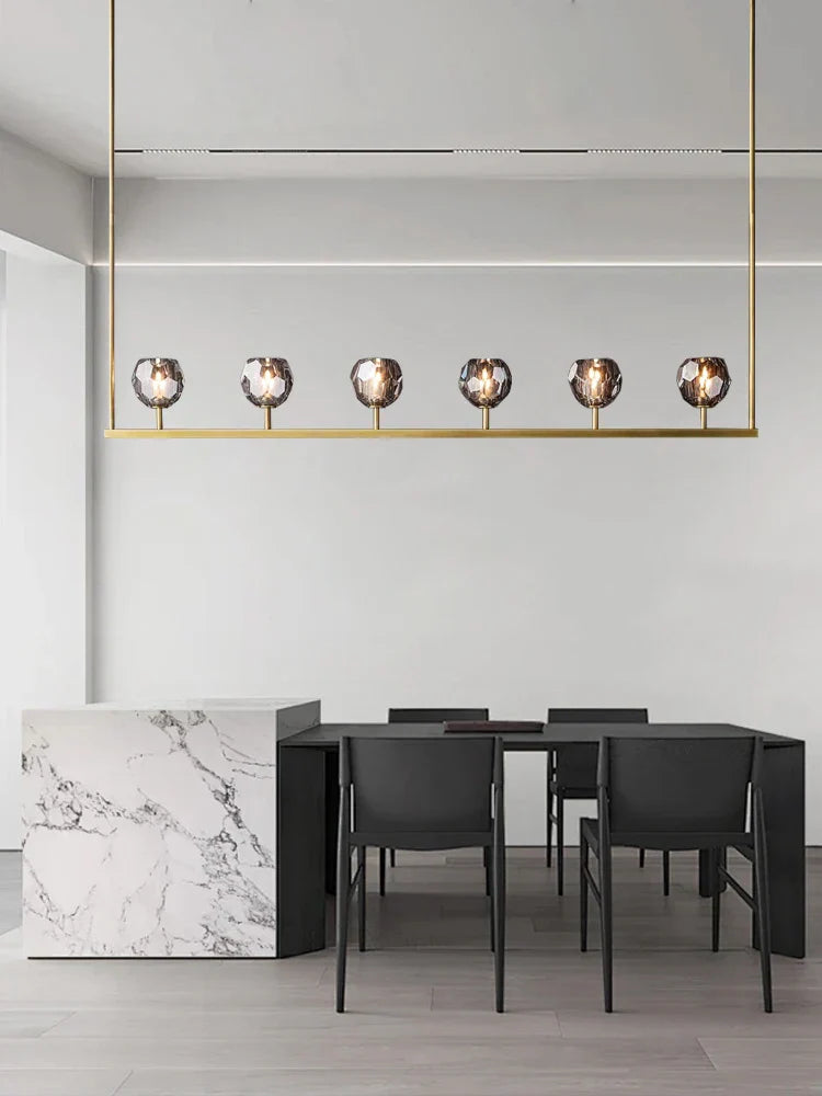 DecorBites™ Crystal Chandelier Lights for Modern Kitchen Island Bar Decor