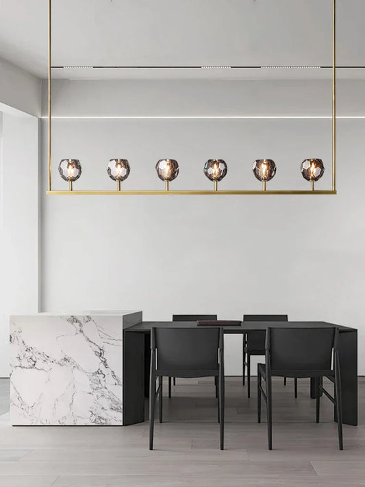 DecorBites™ Crystal Chandelier Lights for Modern Kitchen Island Bar Decor