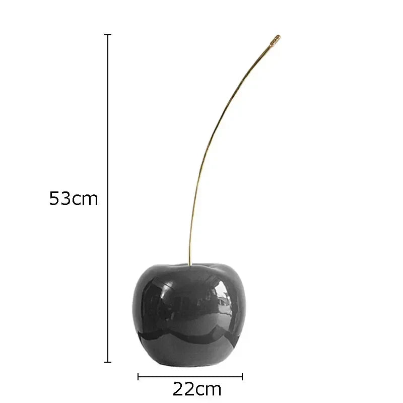 DecorBites™ Cherry Fruit Sculpture Resin Desk Ornament Modern Home Decoration