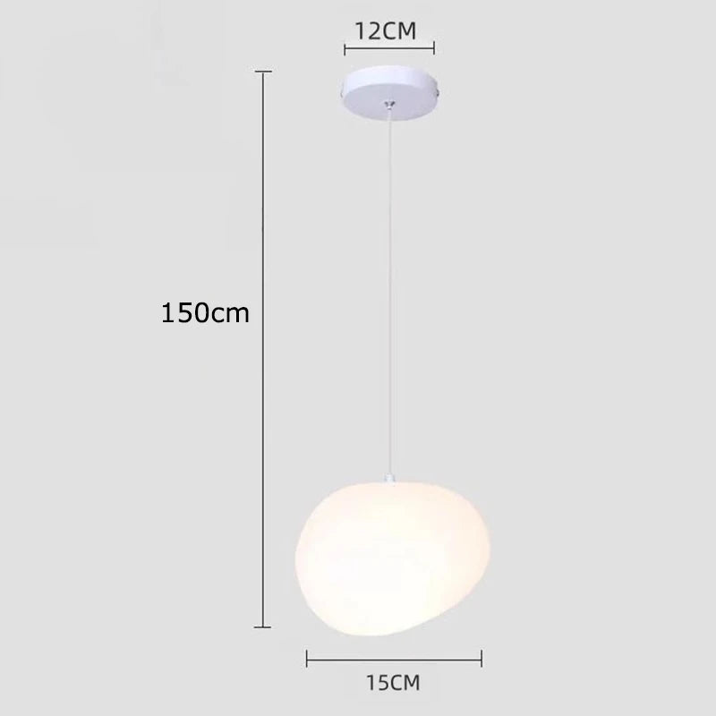 Lámpara colgante de cristal DecorBites™ para escalera, iluminación moderna para sala de estar